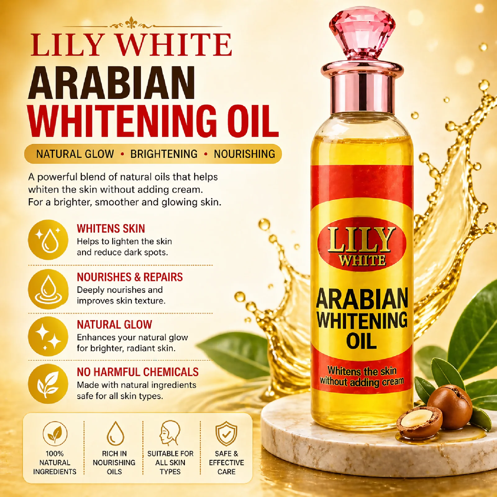 Lily White Arabian Whitening Oil