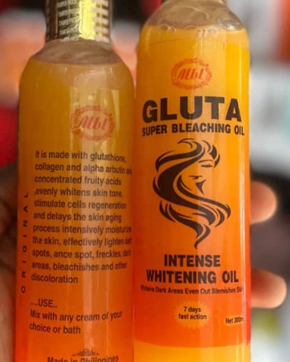 GLUTA SUPER BLEACHING OIL INTENSE WHITENING OIL 300ml (7days Whitening) - Image 6